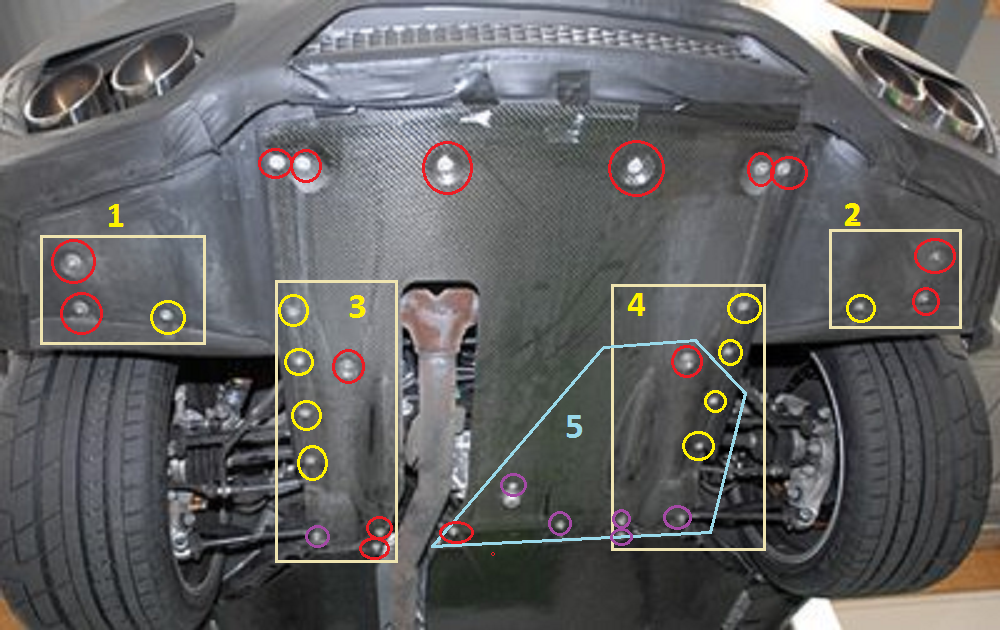 FS Brand New *121 Piece* Stainless Steel Undercarriage Bolt Kit